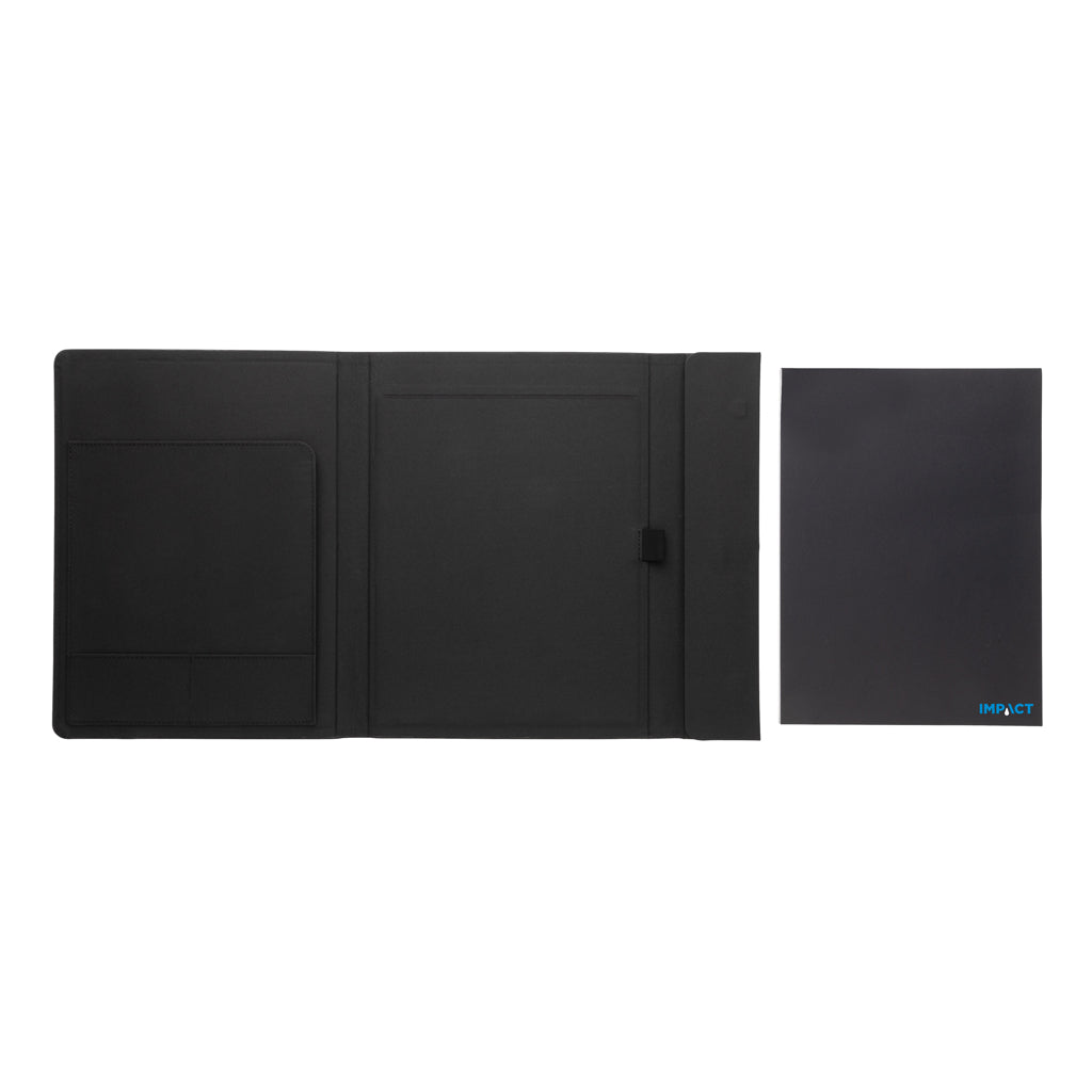 Impact Aware™ A4 Portfolio mit Magnetverschluss – schwarz
