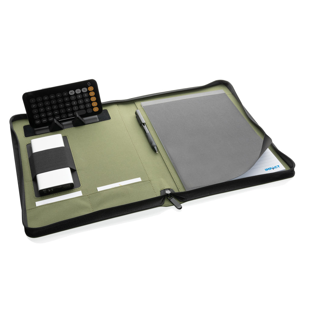 Impact Aware™ Deluxe 300D Tech Portfolio mit Reißverschluss – grün