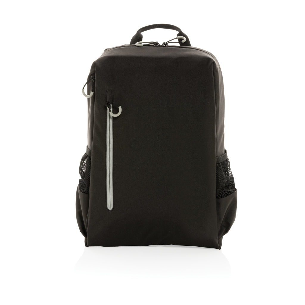 Impact AWARE™ Lima 15.6" RFID Laptop-Rucksack – schwarz