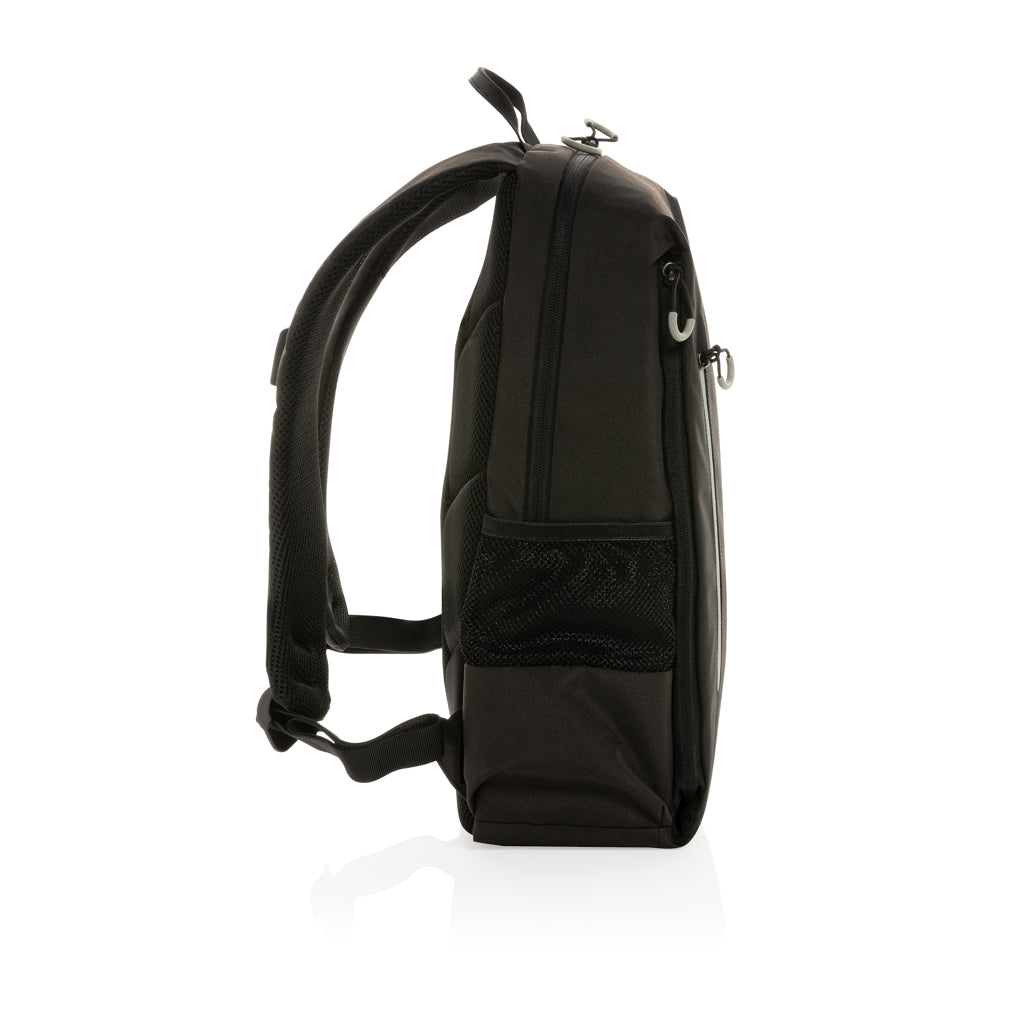 Impact AWARE™ Lima 15.6" RFID Laptop-Rucksack – schwarz