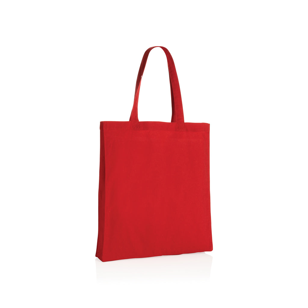 Impact AWARE™ recycelte Baumwolltasche 145gr mit Boden – rot