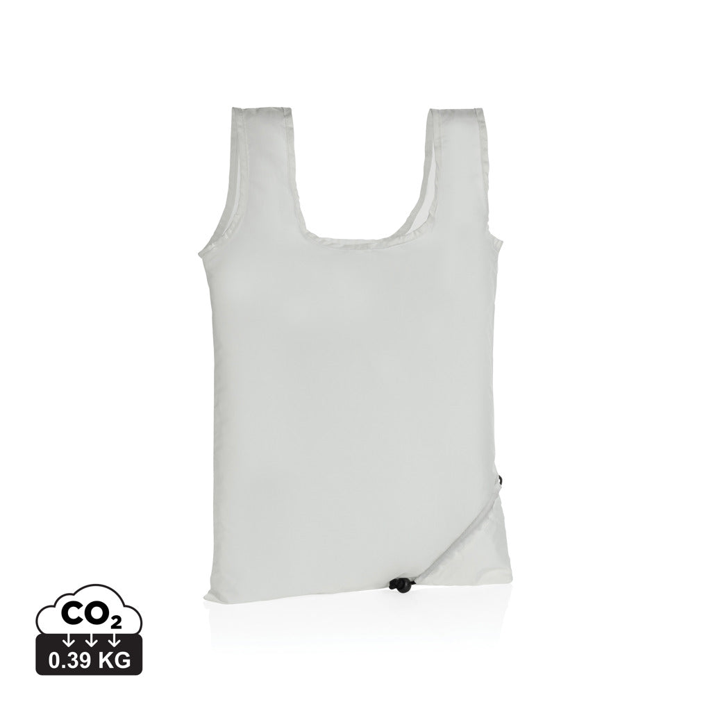 Impact AWARE™ RPET 190T faltbarer Shopper – weiß