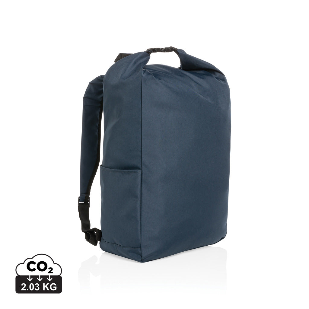 Impact AWARE™ RPET Basic Rolltop-Rucksack – navy blau