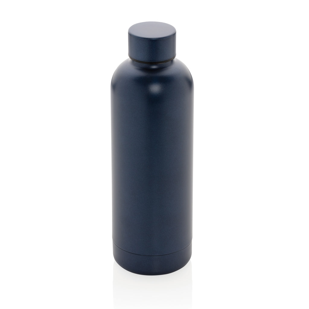 Impact Vakuumflasche aus RCS recyceltem Stainless-Steel – blau
