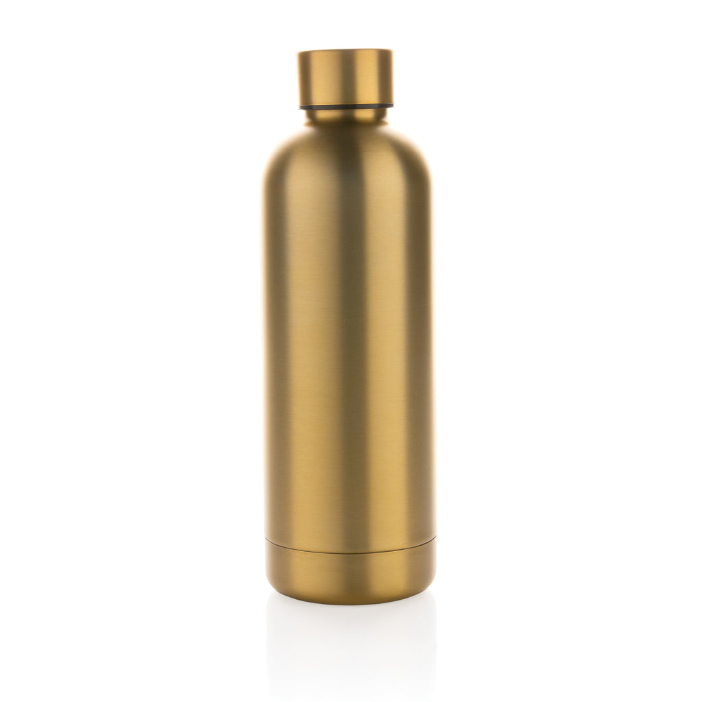 Impact Vakuumflasche aus RCS recyceltem Stainless-Steel – gold