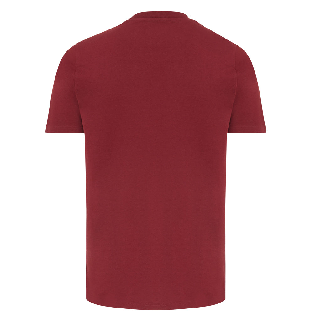 IQONIQ Brett T-Shirt aus recycelter Baumwolle – burgunderrot