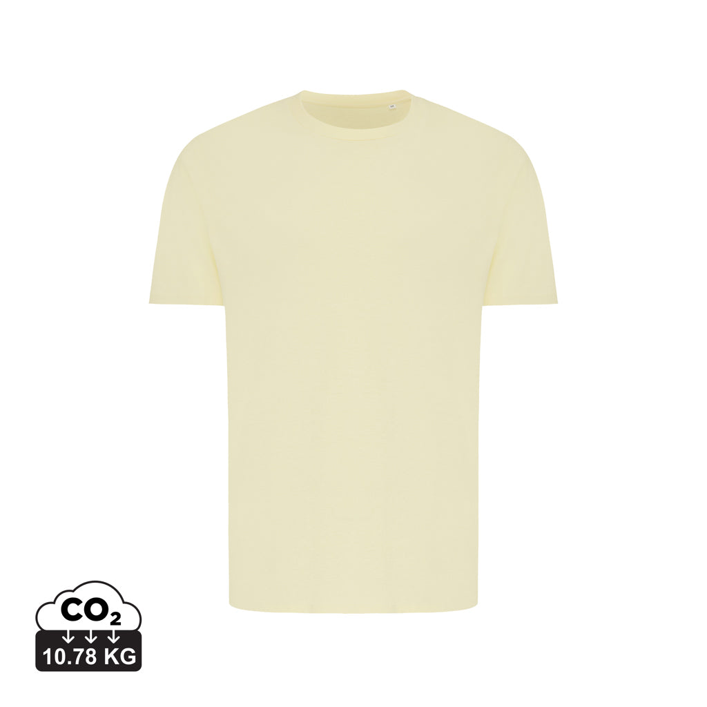 IQONIQ Brett T-Shirt aus recycelter Baumwolle – cream yellow
