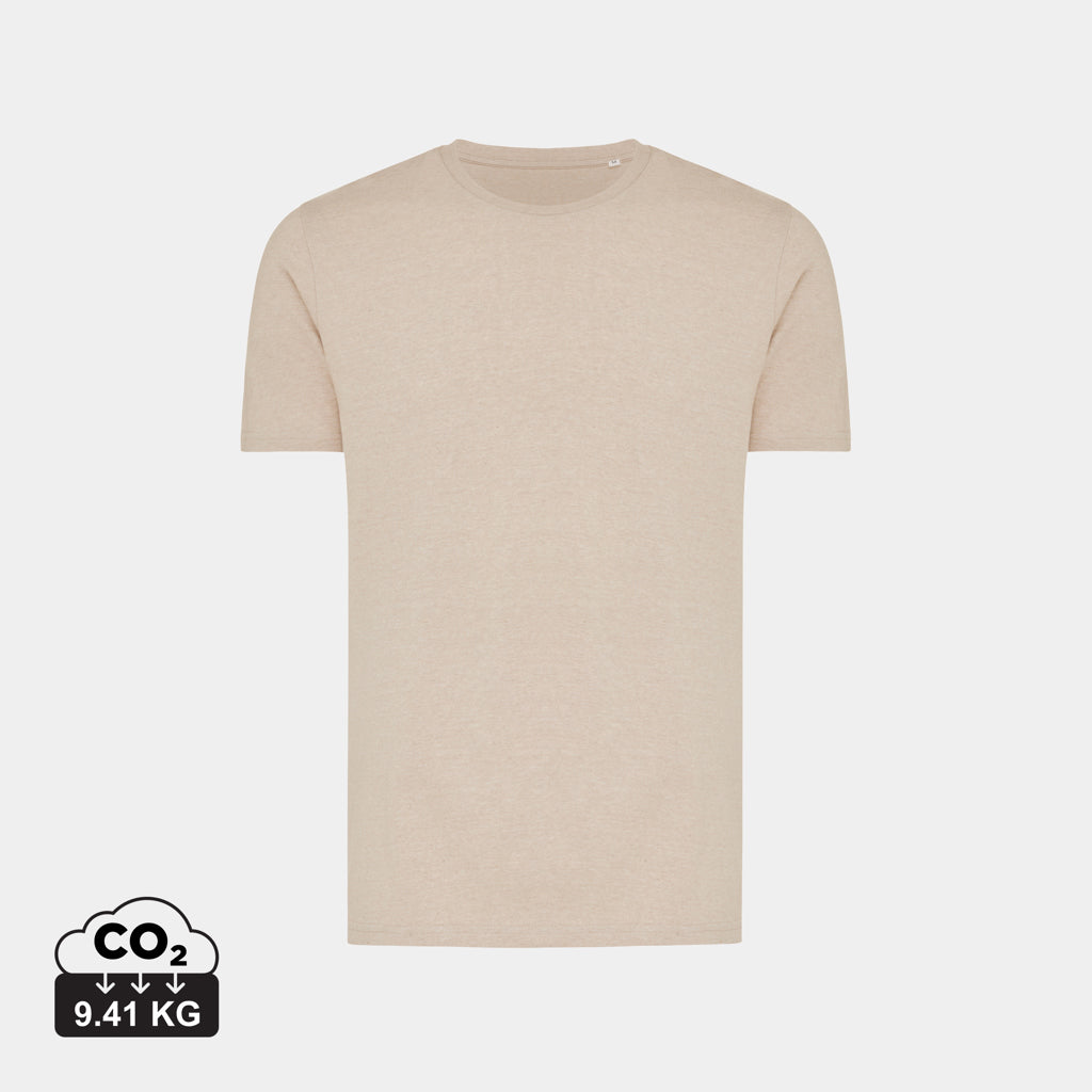 IQONIQ Brett T-Shirt aus recycelter Baumwolle – light heather brown