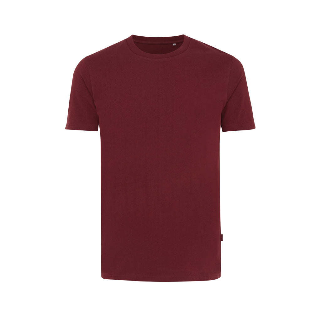IQONIQ Bryce T-Shirt aus recycelter Baumwolle – burgunderrot