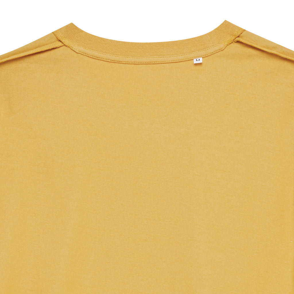 IQONIQ Bryce T-Shirt aus recycelter Baumwolle – ochre yellow