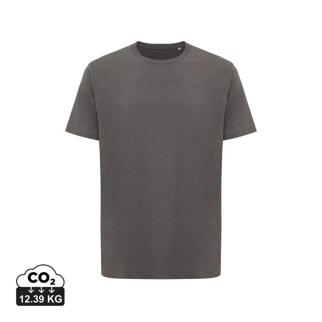 IQONIQ Kakadu relaxed T-Shirt aus recycelter Baumwolle – anthrazit