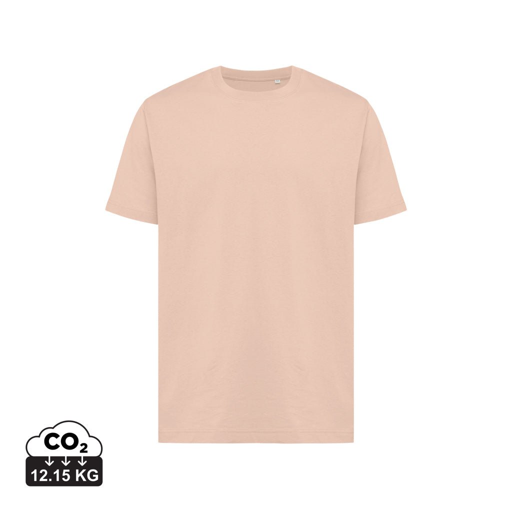 IQONIQ Kakadu relaxed T-Shirt aus recycelter Baumwolle – peach nectar