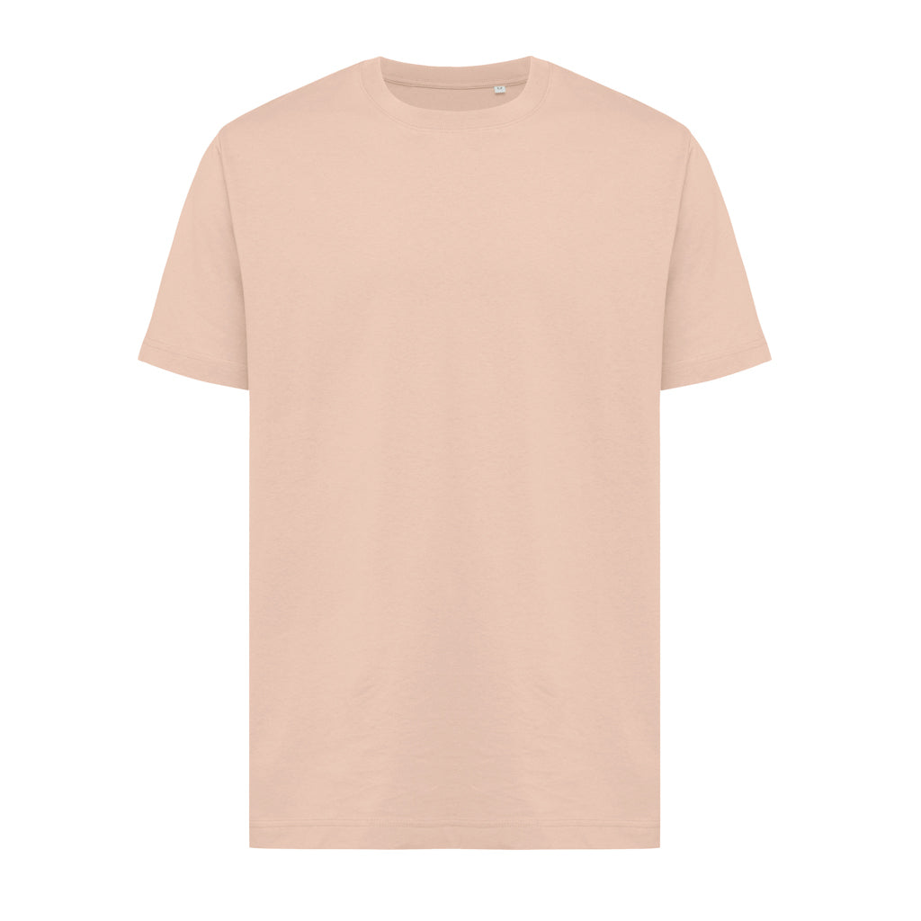 IQONIQ Kakadu relaxed T-Shirt aus recycelter Baumwolle – peach nectar