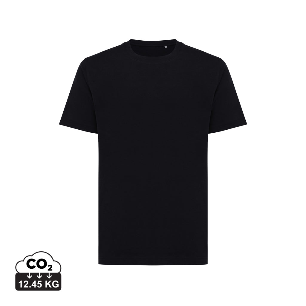 IQONIQ Kakadu relaxed T-Shirt aus recycelter Baumwolle – schwarz