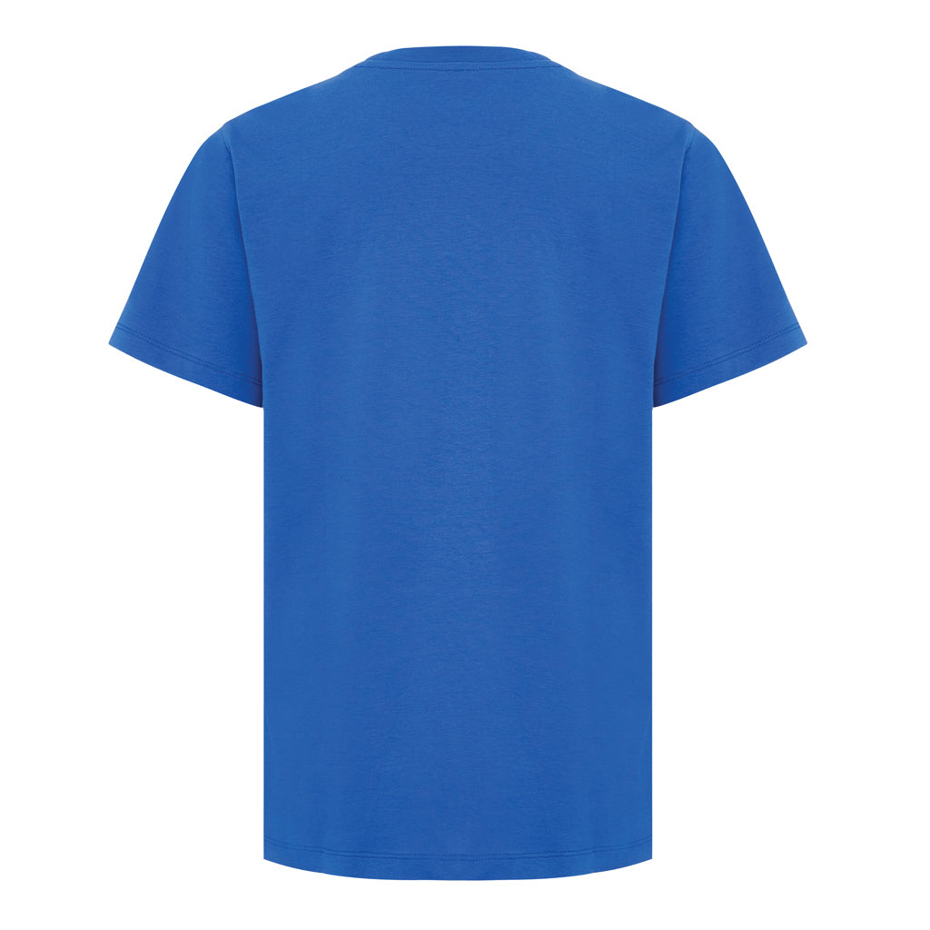 IQONIQ Koli Kids T-Shirt aus recycelter Baumwolle – Königsblau