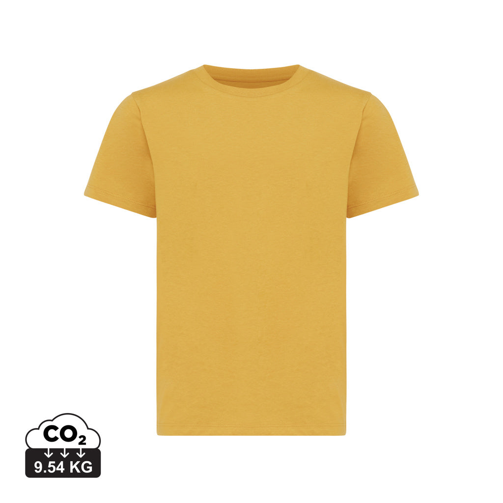 IQONIQ Koli Kids T-Shirt aus recycelter Baumwolle – ochre yellow