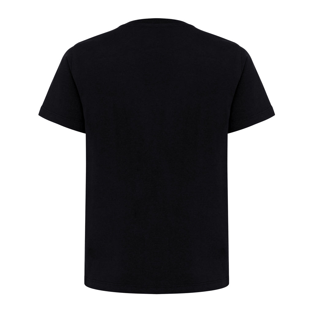 IQONIQ Koli Kids T-Shirt aus recycelter Baumwolle – schwarz
