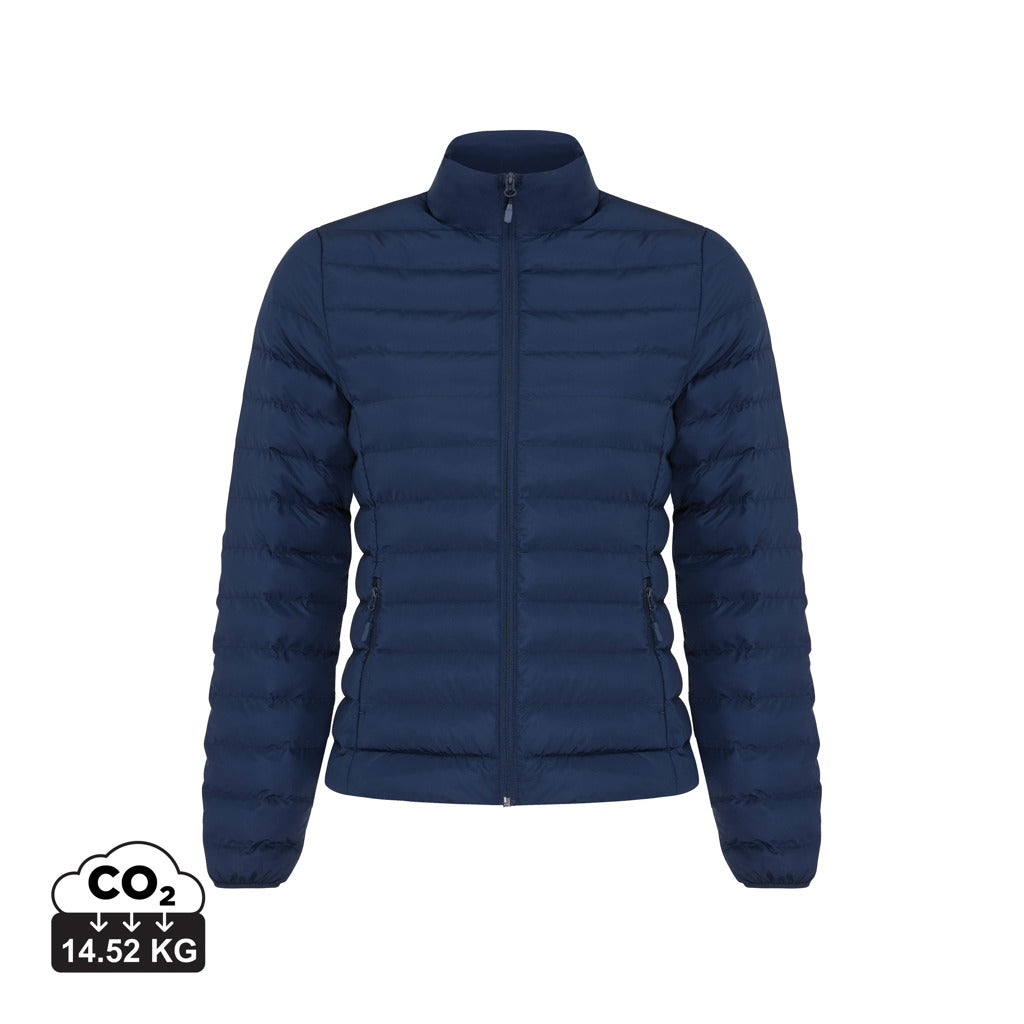 IQONIQ Maiko Damen Steppjacke aus recyceltem Polyester – navy blau
