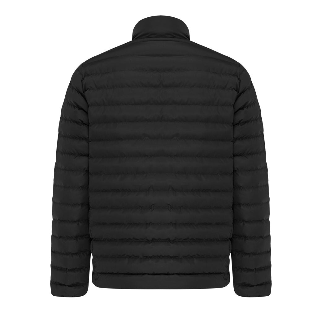 IQONIQ Maiko Herren Steppjacke aus recyceltem Polyester – schwarz