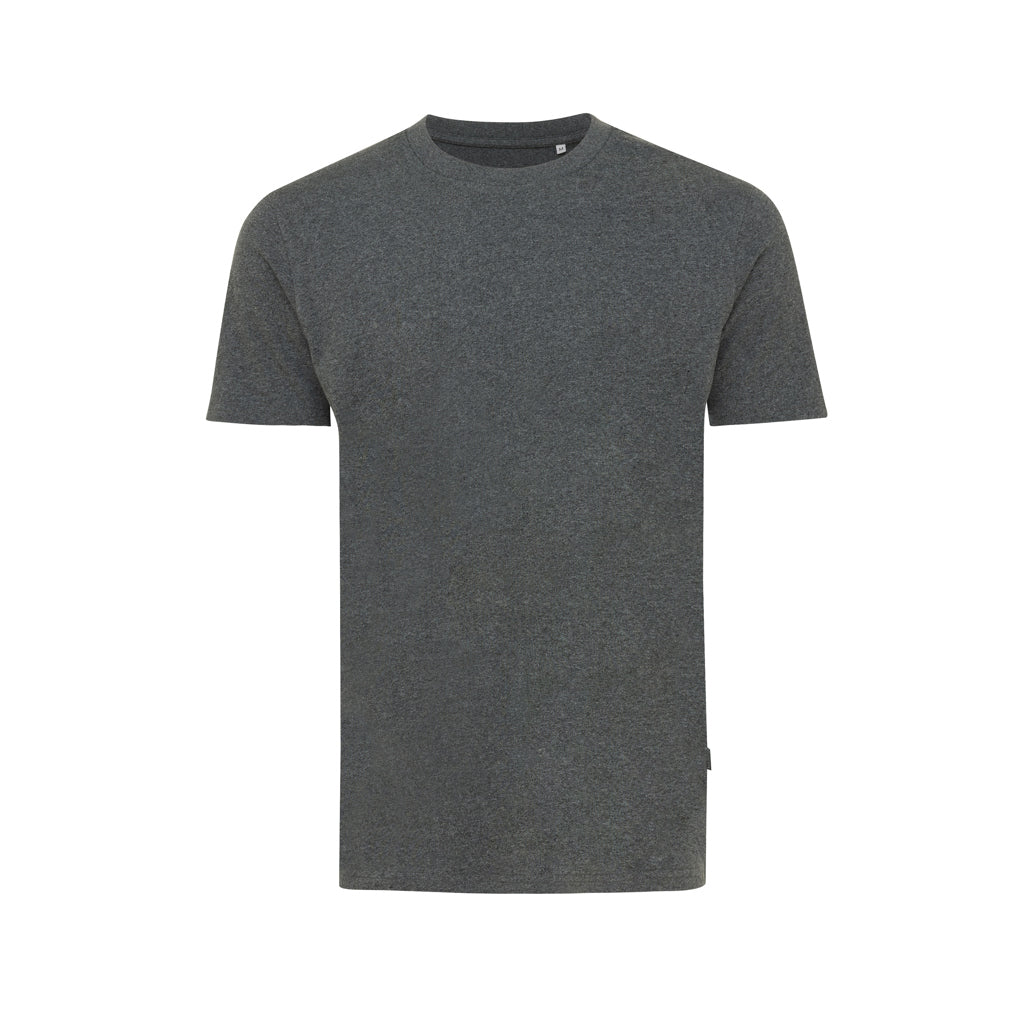 IQONIQ Manuel ungefärbtes T-Shirt aus recycelter Baumwolle – heather anthracite