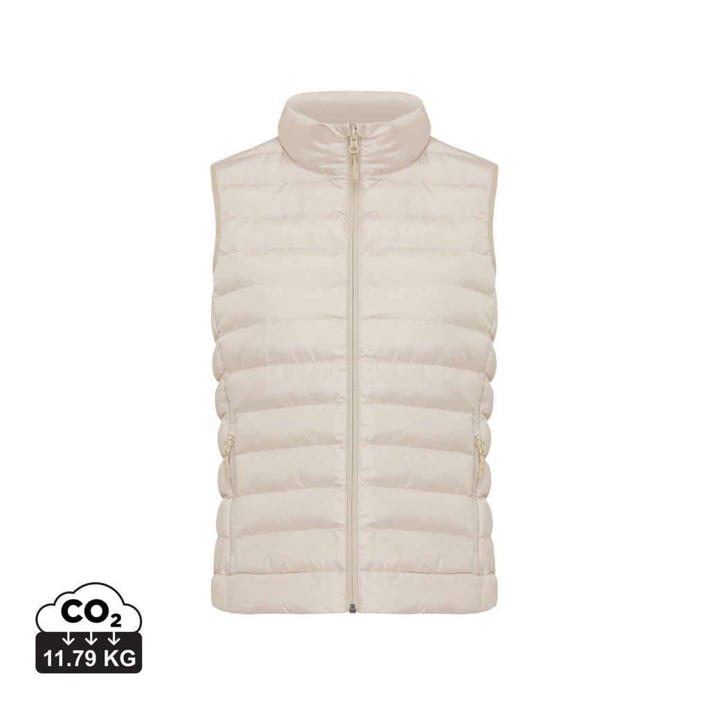 IQONIQ Meru Damen Bodywarmer aus recyceltem Polyester – beige