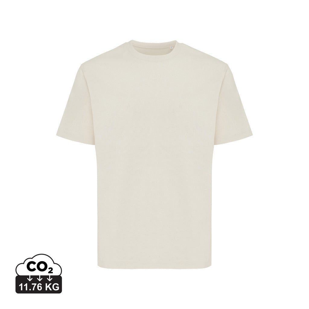 IQONIQ Nikko Heavyweight T-Shirt aus recycelter Baumwolle – natural raw