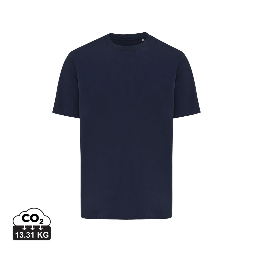 IQONIQ Nikko Heavyweight T-Shirt aus recycelter Baumwolle – navy blau