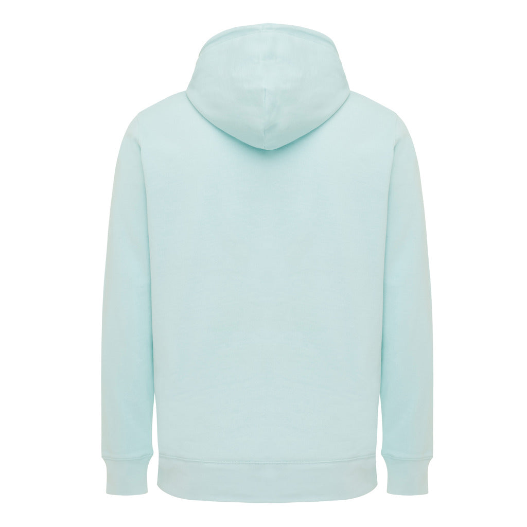 IQONIQ Rila Lightweight Hoodie aus recycelter Baumwolle – crushed mint