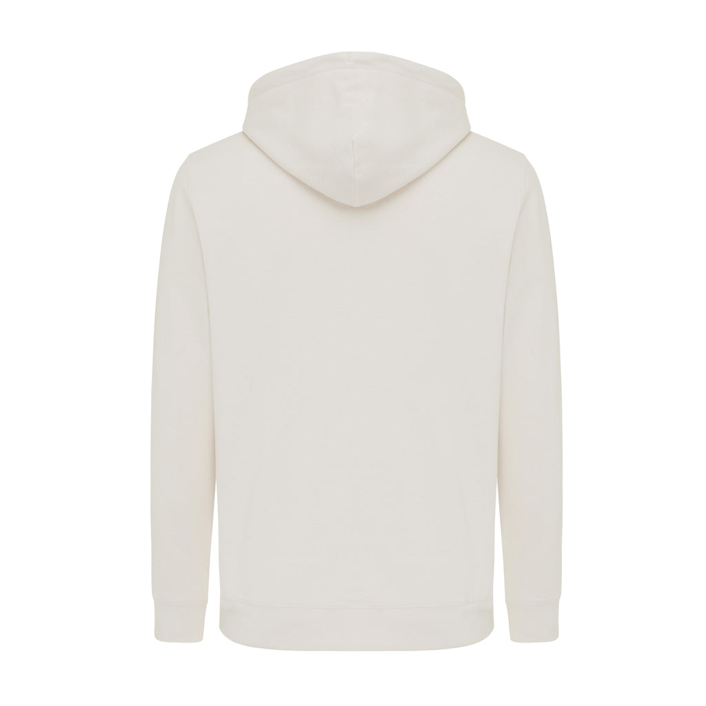 IQONIQ Rila Lightweight Hoodie aus recycelter Baumwolle – ivory white