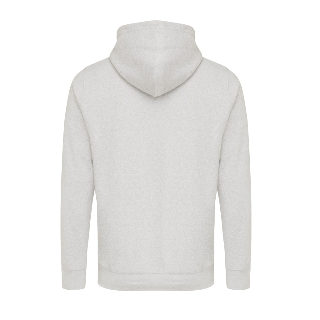 IQONIQ Rila Lightweight Hoodie aus recycelter Baumwolle – light heather grey