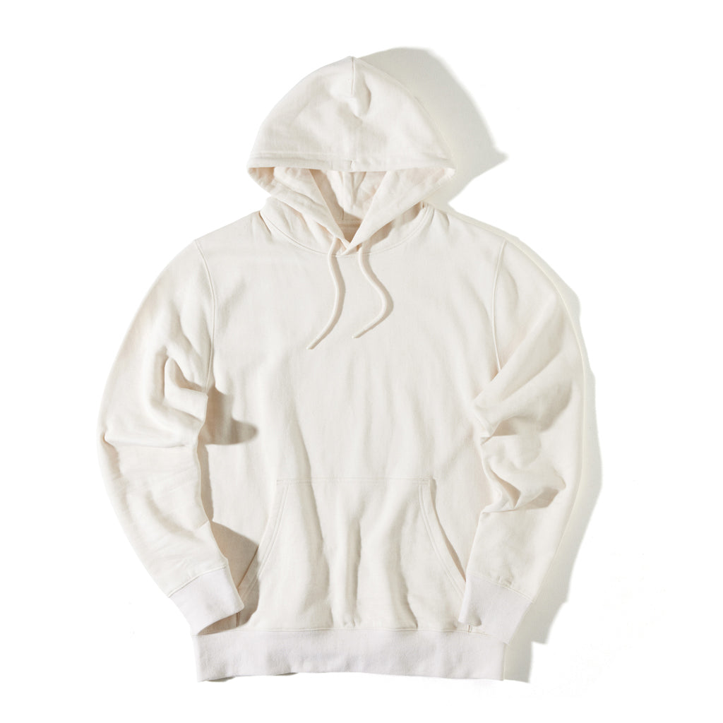 IQONIQ Rila Lightweight Hoodie aus recycelter Baumwolle – natural raw