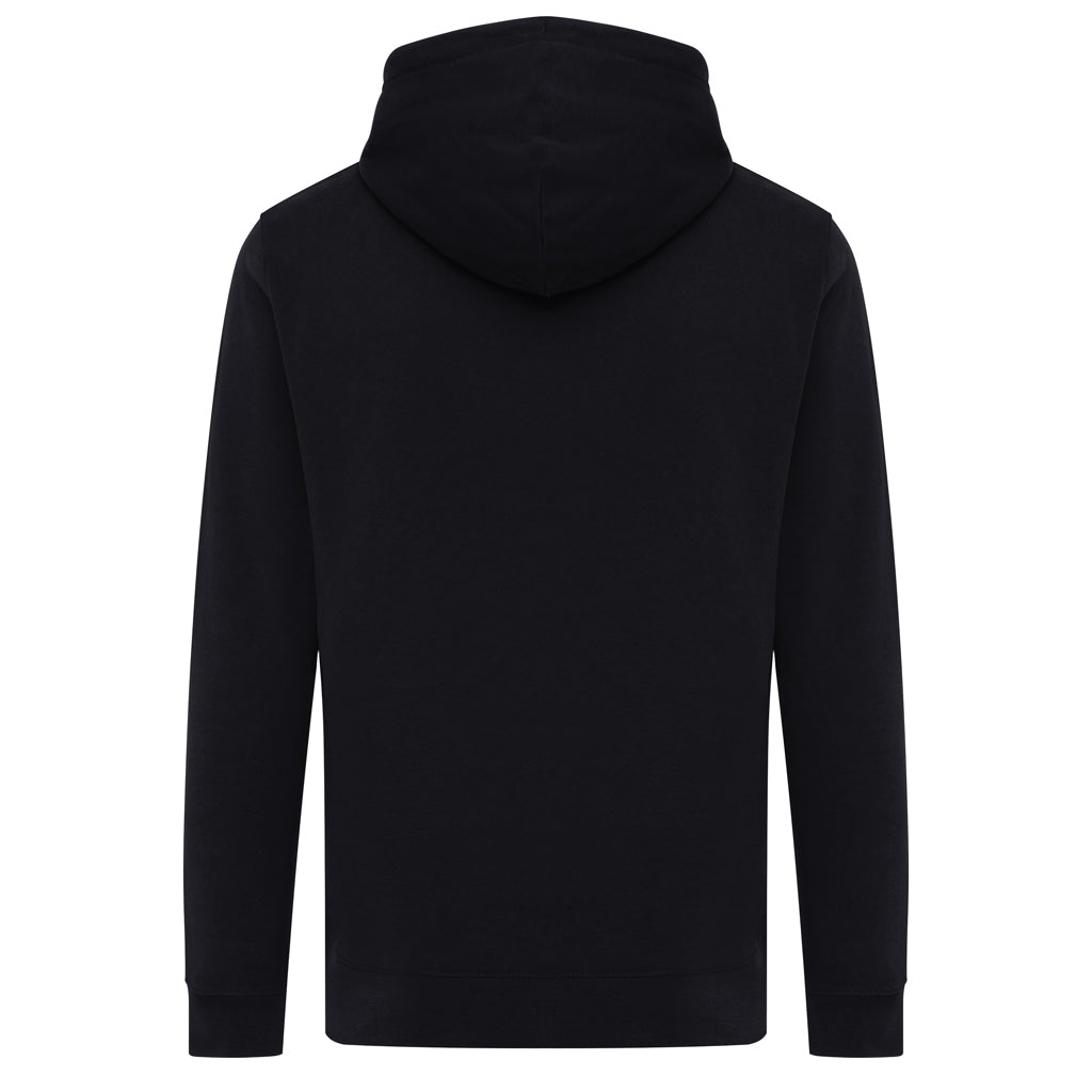 IQONIQ Rila Lightweight Hoodie aus recycelter Baumwolle – schwarz