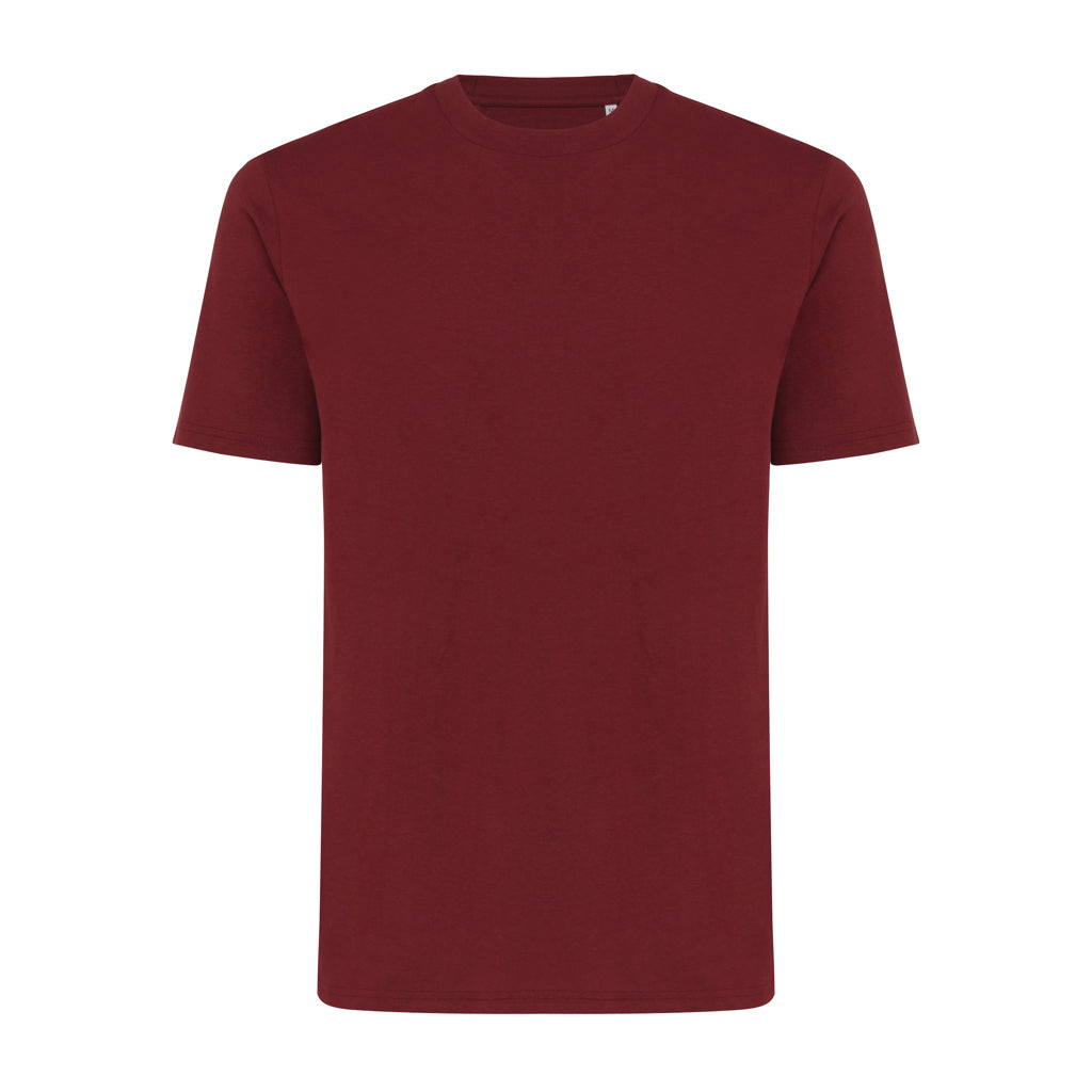 IQONIQ Sierra Lightweight T-Shirt aus recycelter Baumwolle – burgunderrot