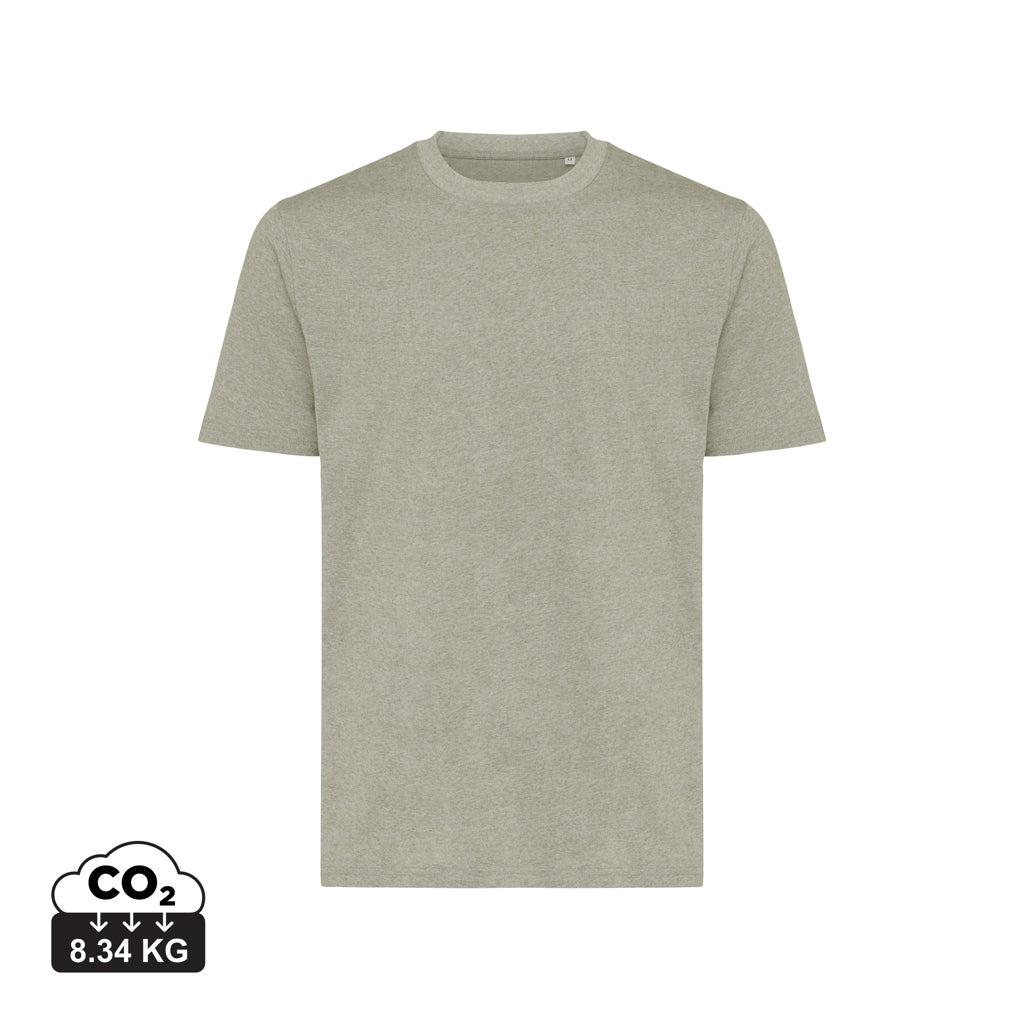 IQONIQ Sierra Lightweight T-Shirt aus recycelter Baumwolle – light heather green