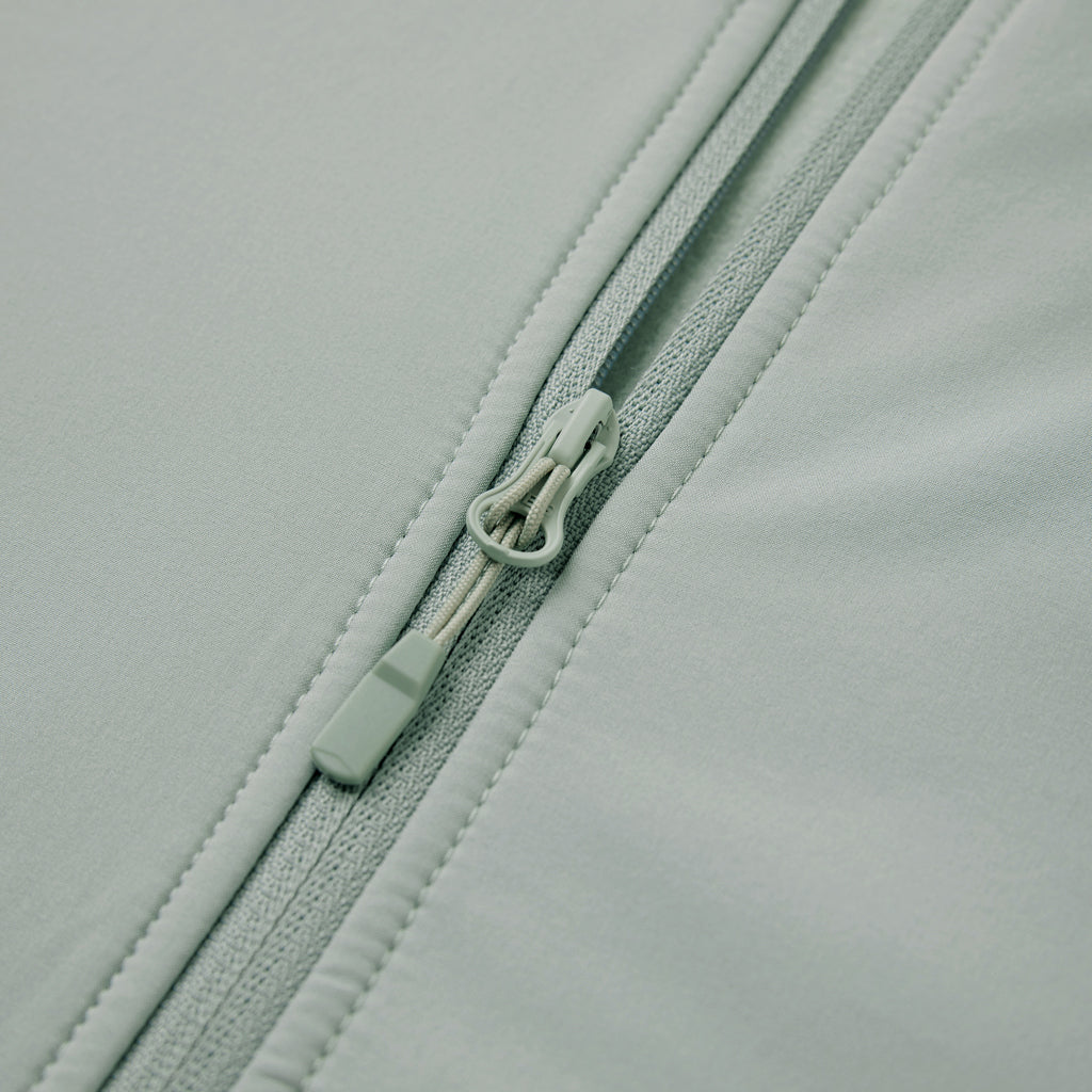 IQONIQ Talung Mikrofleece Jacke aus recyceltem Polyester – Iceberg green