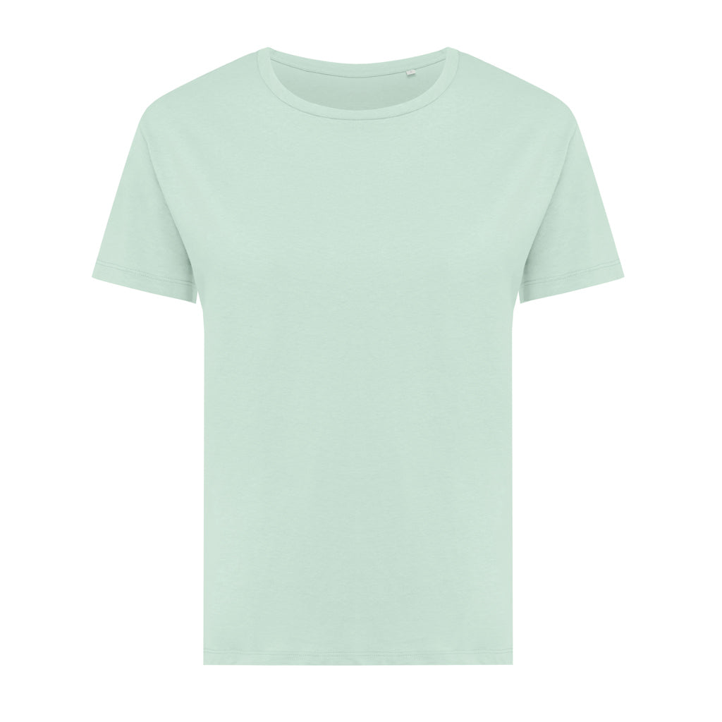 IQONIQ Yala Damen T-Shirt aus recycelter Baumwolle – crushed mint