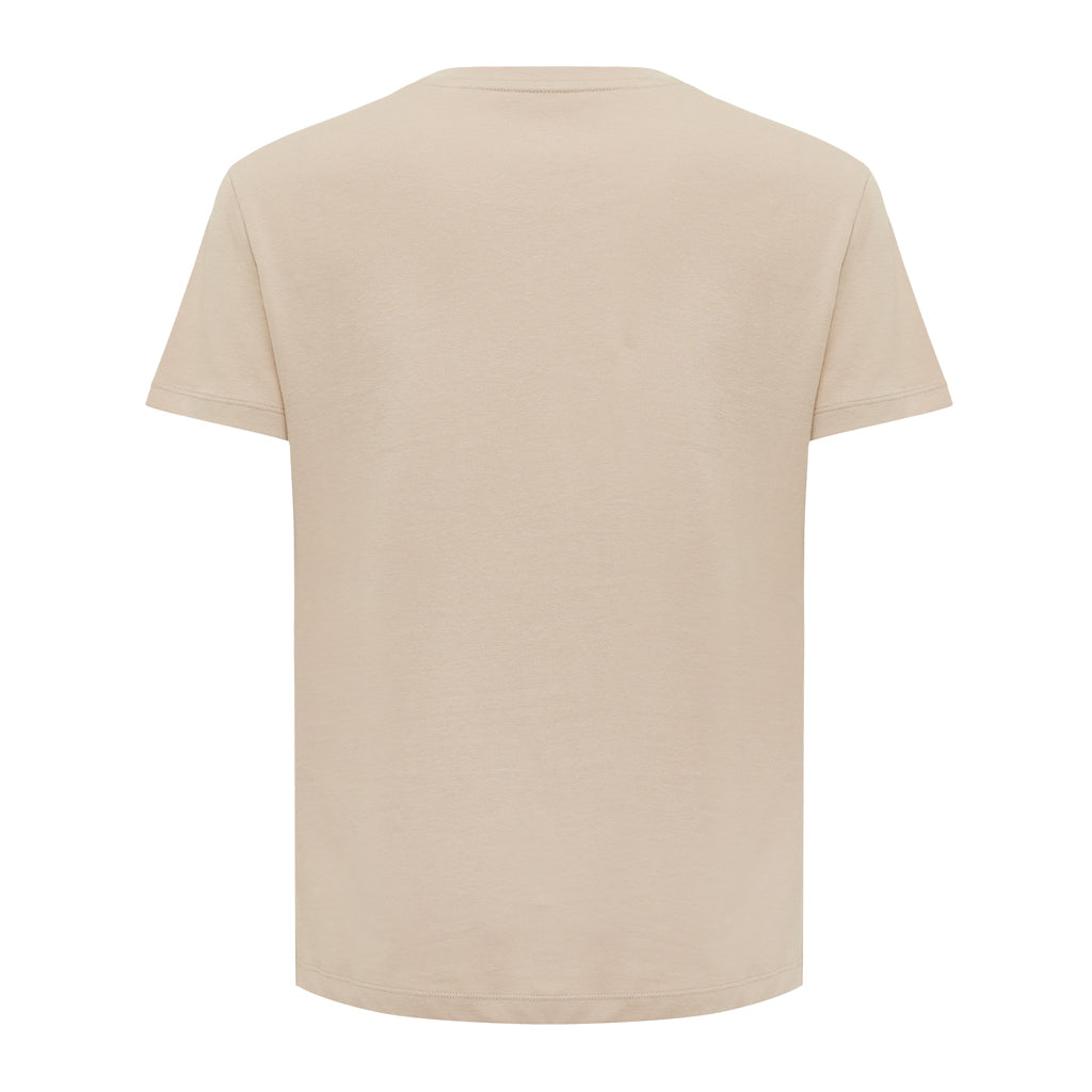 IQONIQ Yala Damen T-Shirt aus recycelter Baumwolle – desert