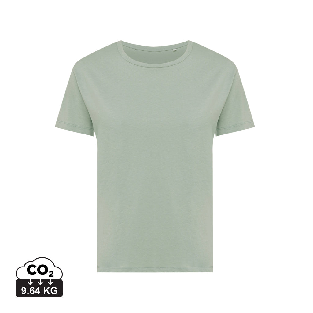 IQONIQ Yala Damen T-Shirt aus recycelter Baumwolle – Iceberg green