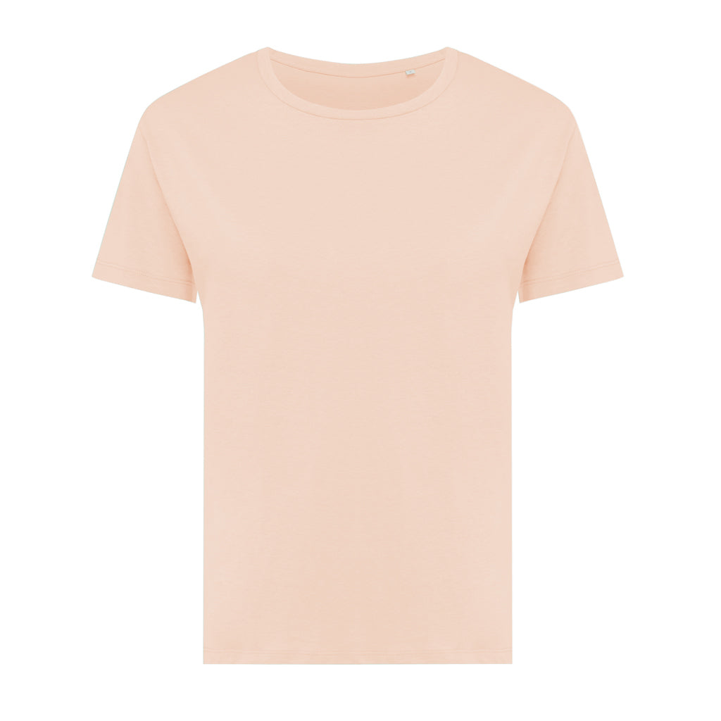 IQONIQ Yala Damen T-Shirt aus recycelter Baumwolle – peach nectar