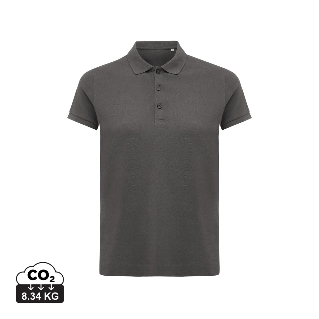 IQONIQ Yosemite Damen Piqué-Poloshirt aus rec. Baumwolle – anthrazit