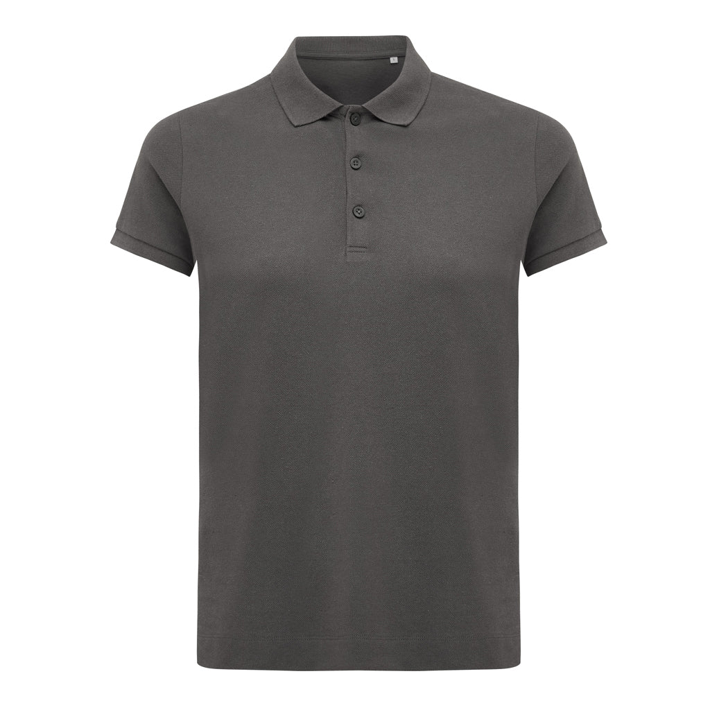 IQONIQ Yosemite Damen Piqué-Poloshirt aus rec. Baumwolle – anthrazit