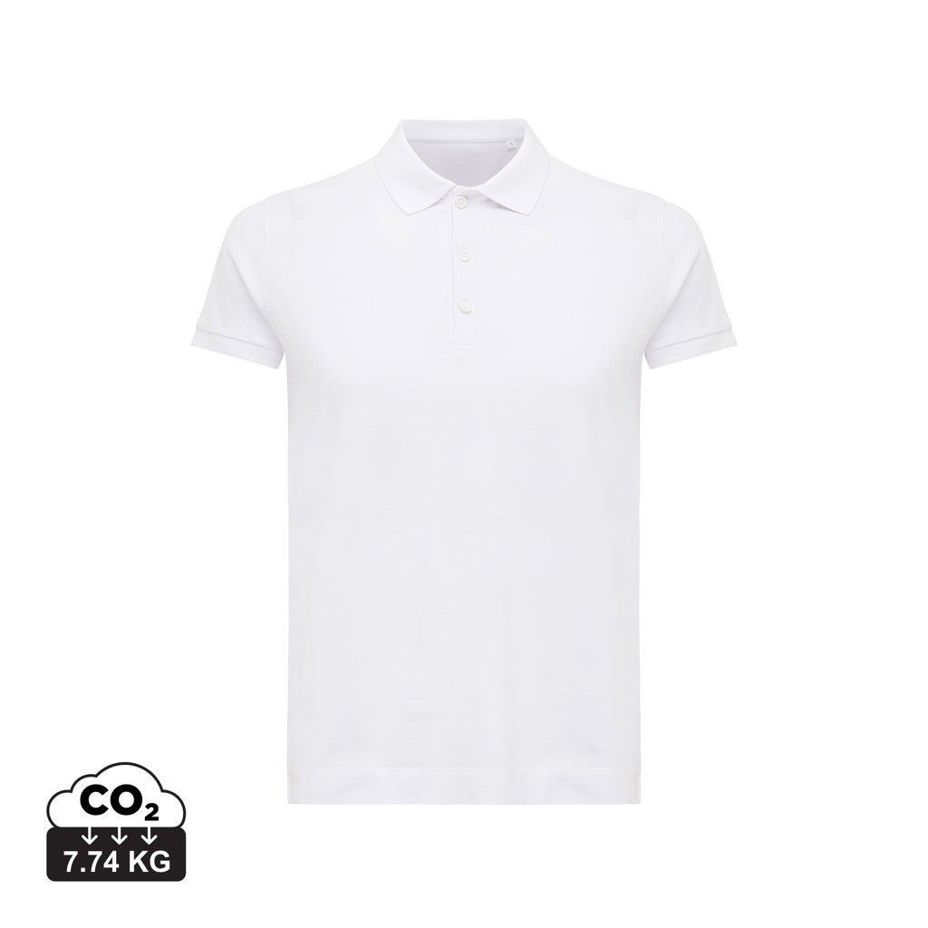IQONIQ Yosemite Damen Piqué-Poloshirt aus rec. Baumwolle – recycled white