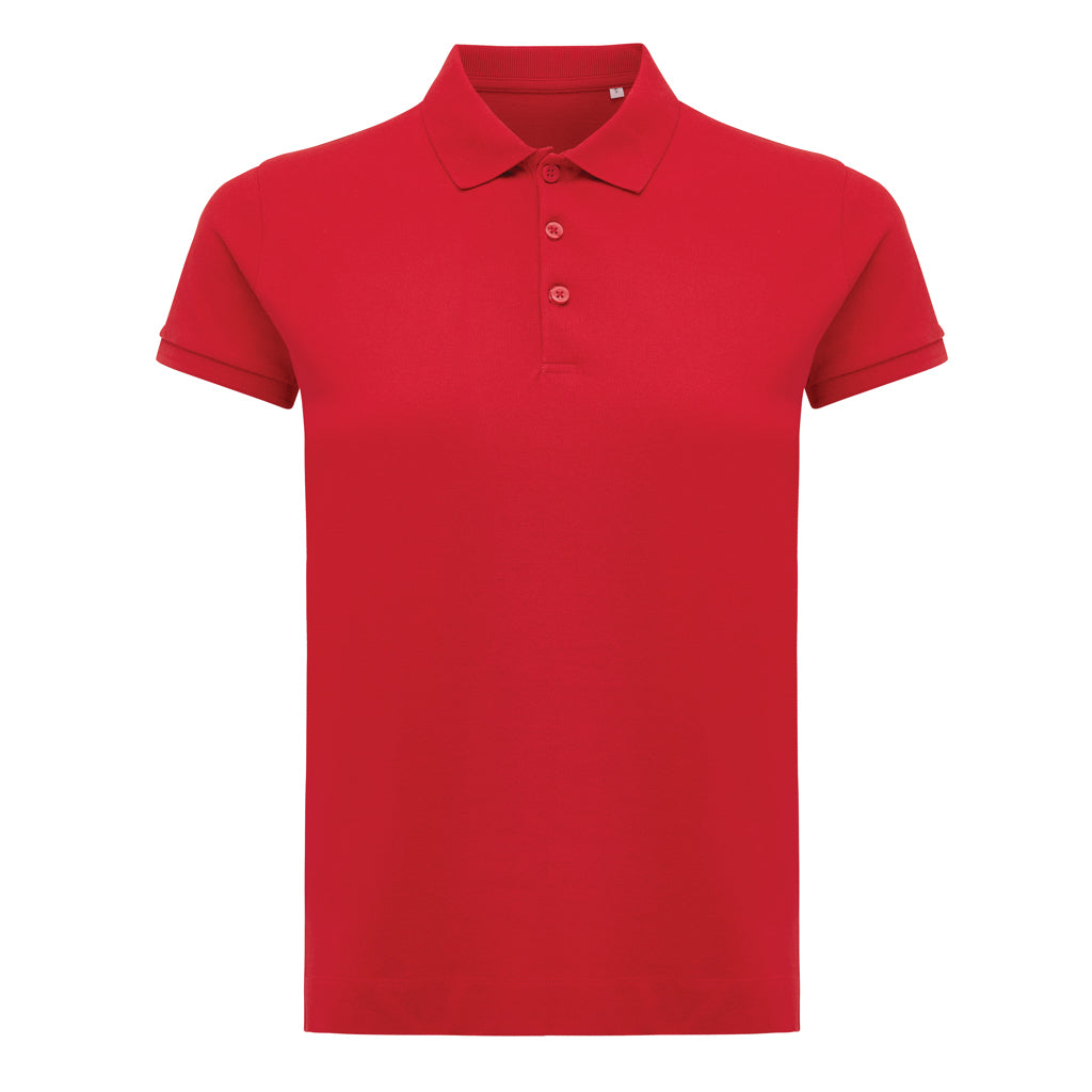IQONIQ Yosemite Damen Piqué-Poloshirt aus rec. Baumwolle – rot