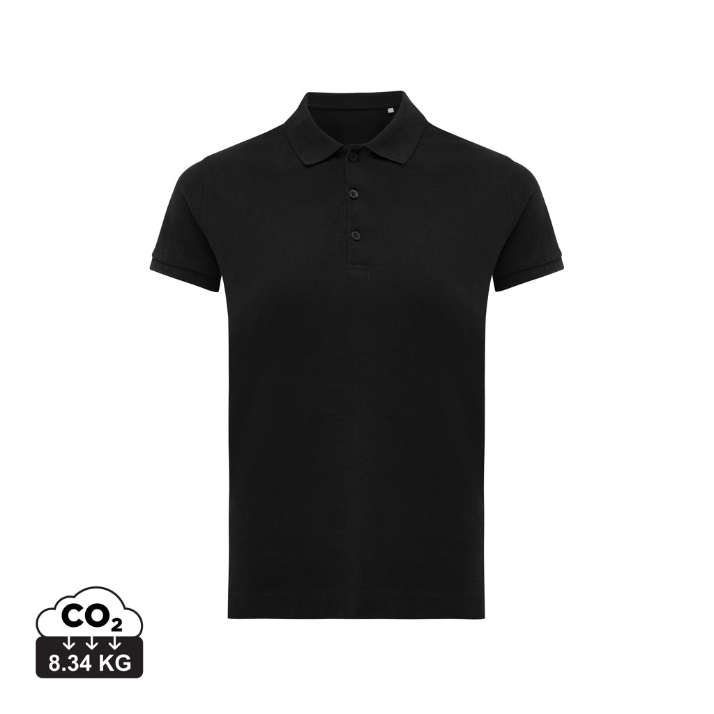 IQONIQ Yosemite Damen Piqué-Poloshirt aus rec. Baumwolle – schwarz