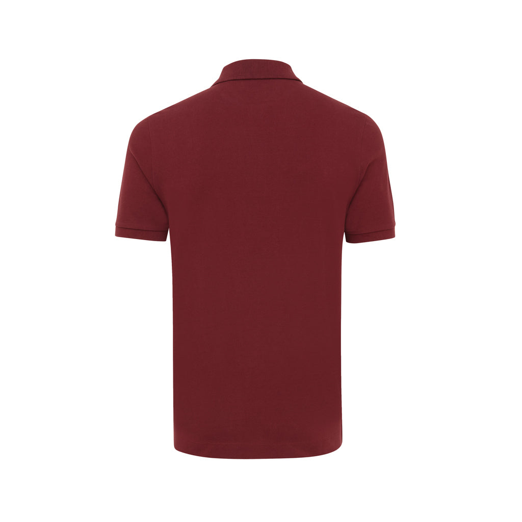 IQONIQ Yosemite Piqué-Poloshirt aus recycelter Baumwolle – burgunderrot