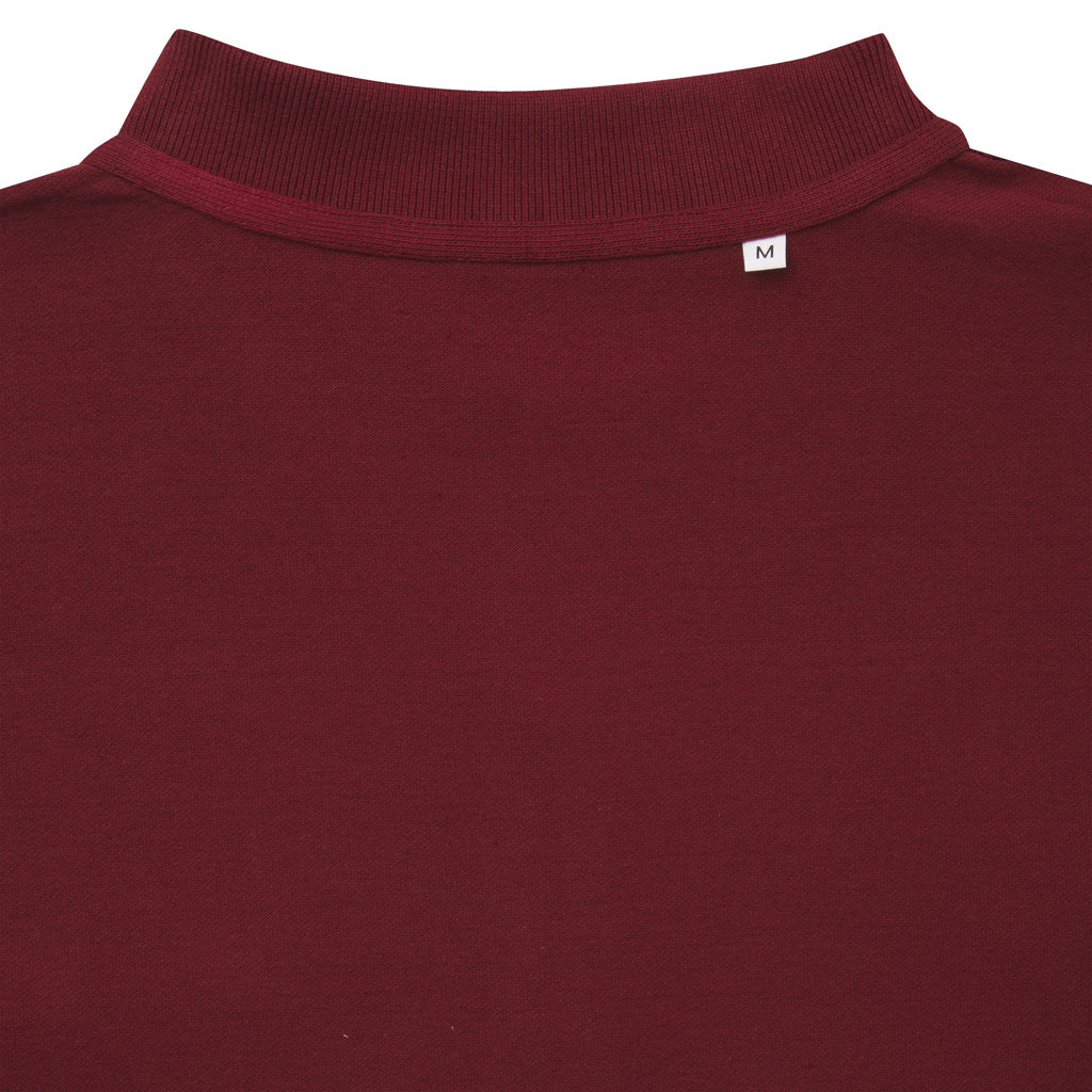 IQONIQ Yosemite Piqué-Poloshirt aus recycelter Baumwolle – burgunderrot