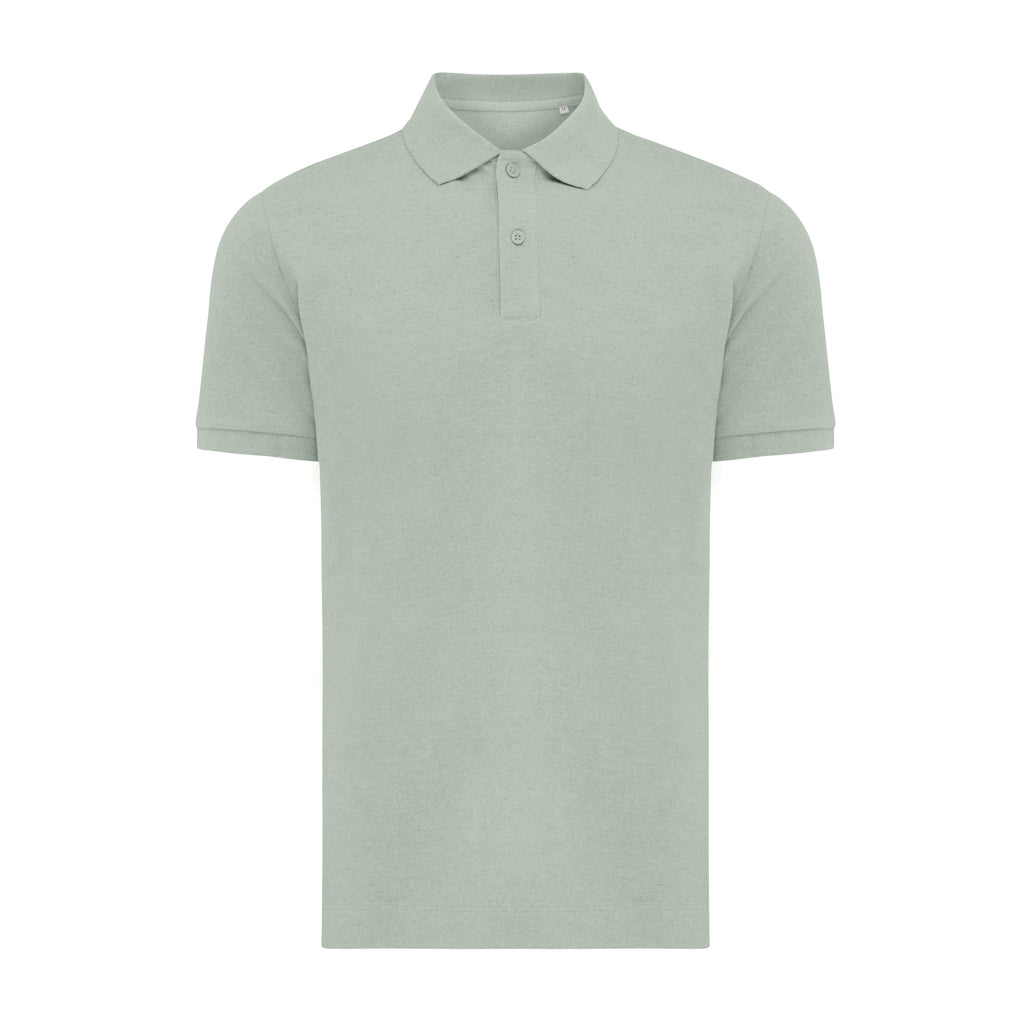 IQONIQ Yosemite Piqué-Poloshirt aus recycelter Baumwolle – Iceberg green