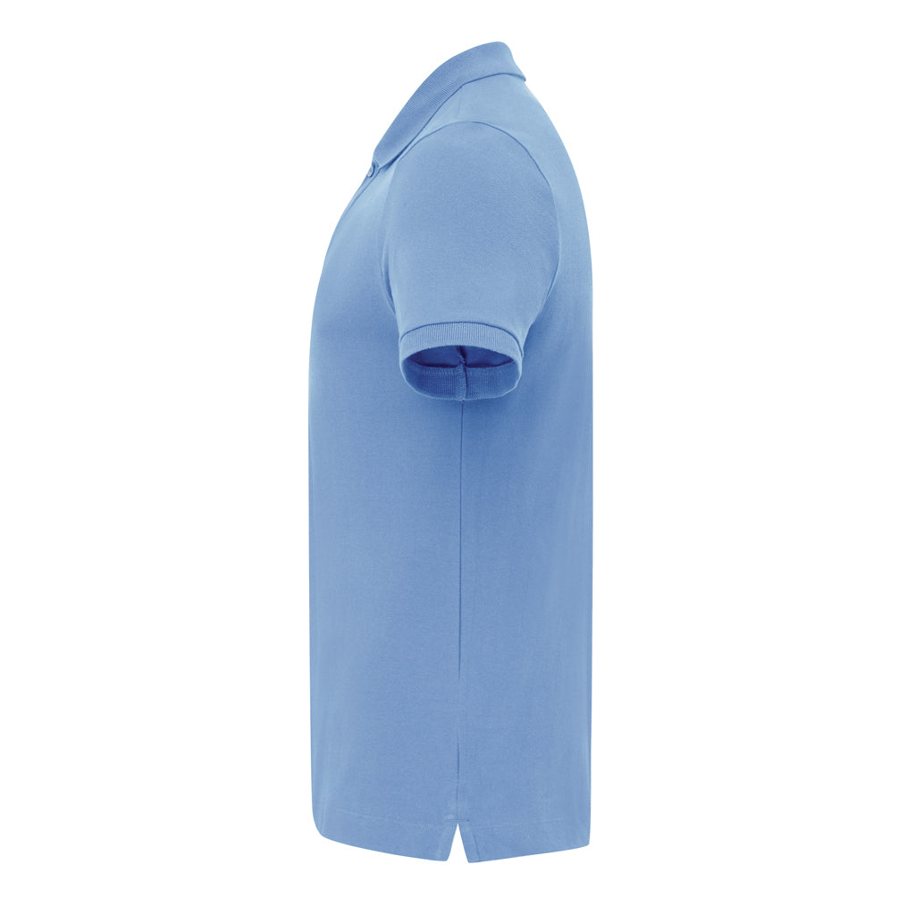 IQONIQ Yosemite Piqué-Poloshirt aus recycelter Baumwolle – moon blue