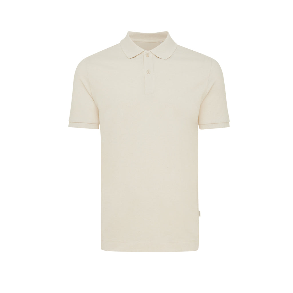IQONIQ Yosemite Piqué-Poloshirt aus recycelter Baumwolle – natural raw