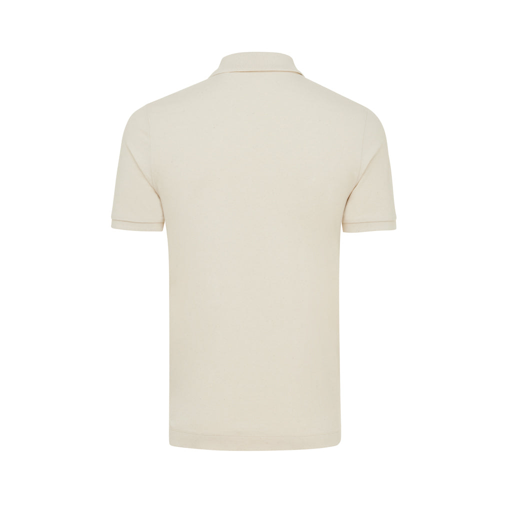 IQONIQ Yosemite Piqué-Poloshirt aus recycelter Baumwolle – natural raw